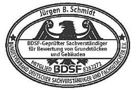 Sachverständiger für Bewertung von Grundstücken und Gebäuden (BDSF)